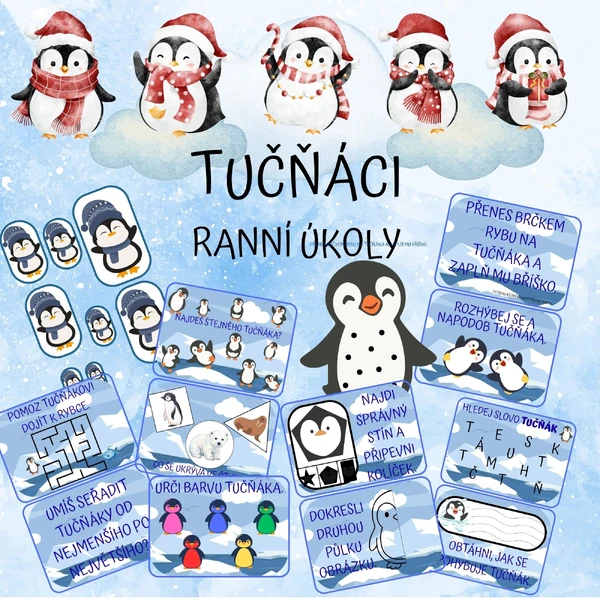 TUČŇÁCI - ranní úkoly
