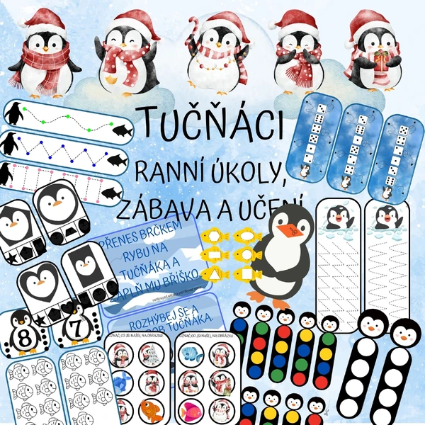 TUČŇÁCI - ranní úkoly, zábava a učení