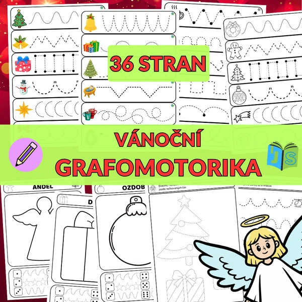 Vánoční grafomotorika