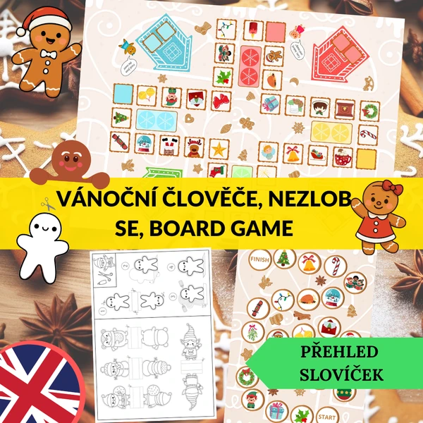 Vánoční Člověče, nezlob se, board game