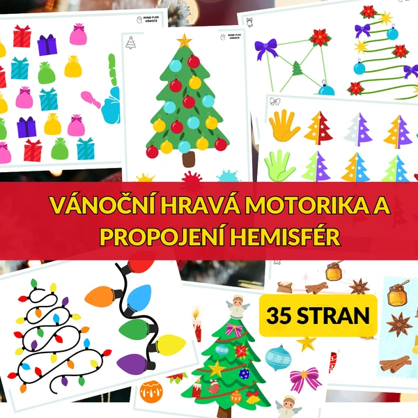 Vánoční hravá motorika a propojení hemisfér