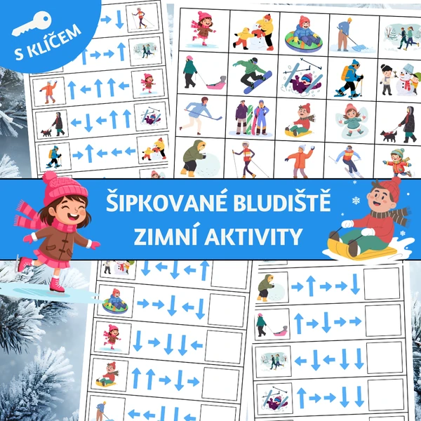 Šipkované bludiště: Zimní aktivity
