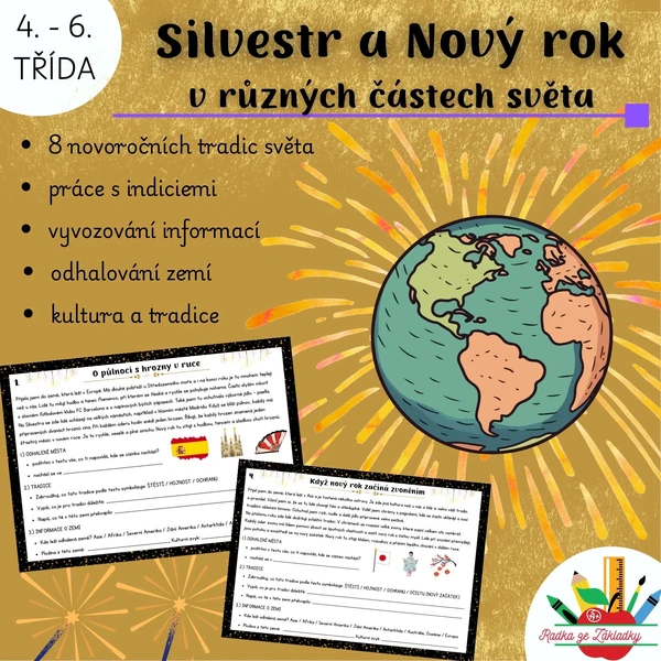 Silvestr a Nový rok v různých částech světa