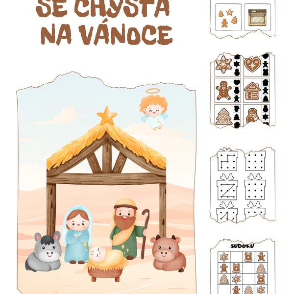 Pan Perníček se chystá na Vánoce