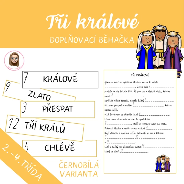 TŘI KRÁLOVÉ - doplňovací běhačka