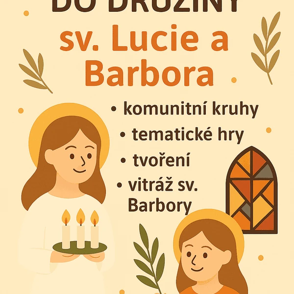 Týdenní plán (nejen) do družiny - sv. Lucie a Barbora