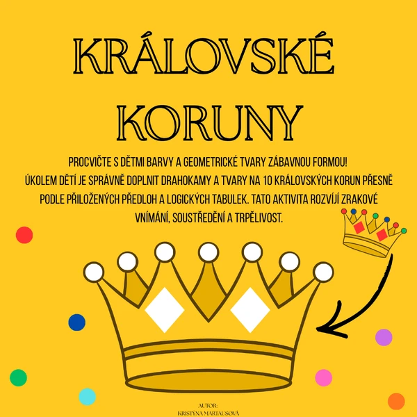 Královské koruny - Poskládej korunu!
