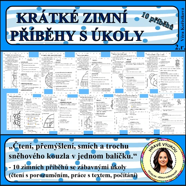 KRÁTKÉ ZIMNÍ PŘÍBĚHY S ÚKOLY