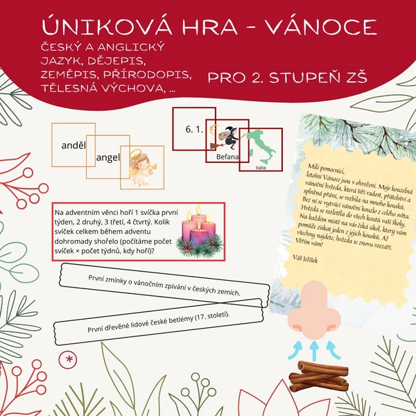 Vánoční úniková hra