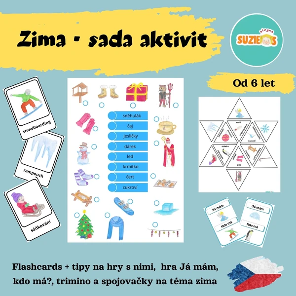 Zima - sada aktivit