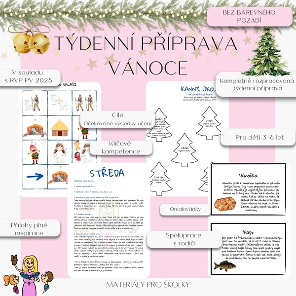 Týdenní příprava - Vánoce (bez barevného pozadí)