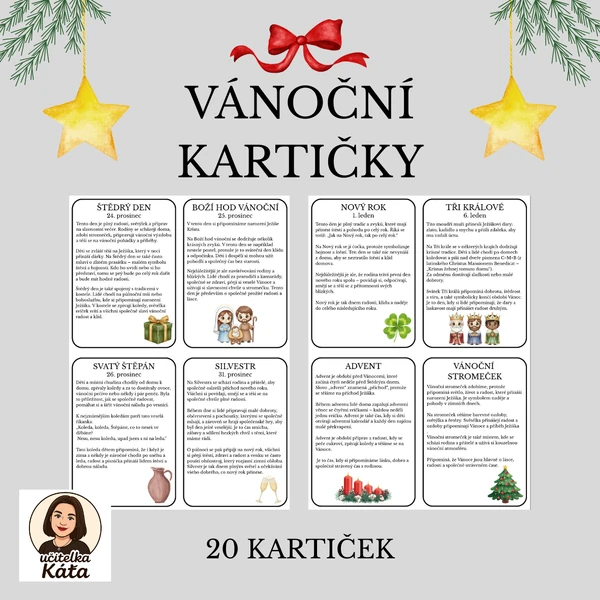 VÁNOČNÍ KARTIČKY