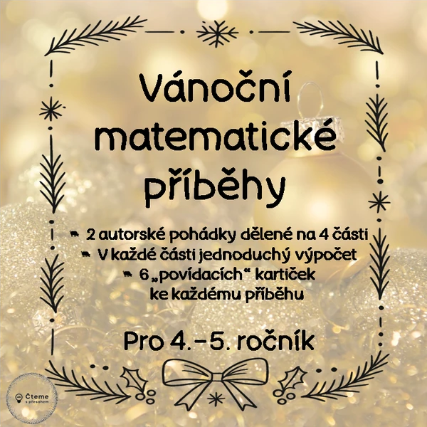 Vánoční matematické příběhy pro 4. a 5. třídu