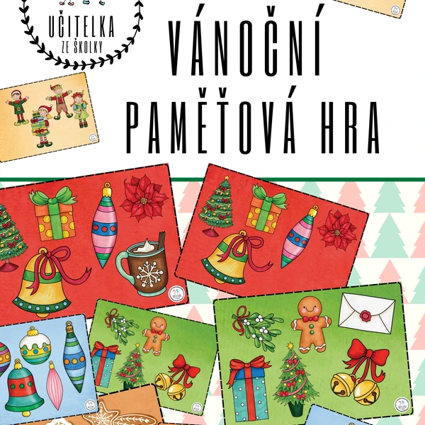VÁNOČNÍ PAMĚŤOVÁ HRA