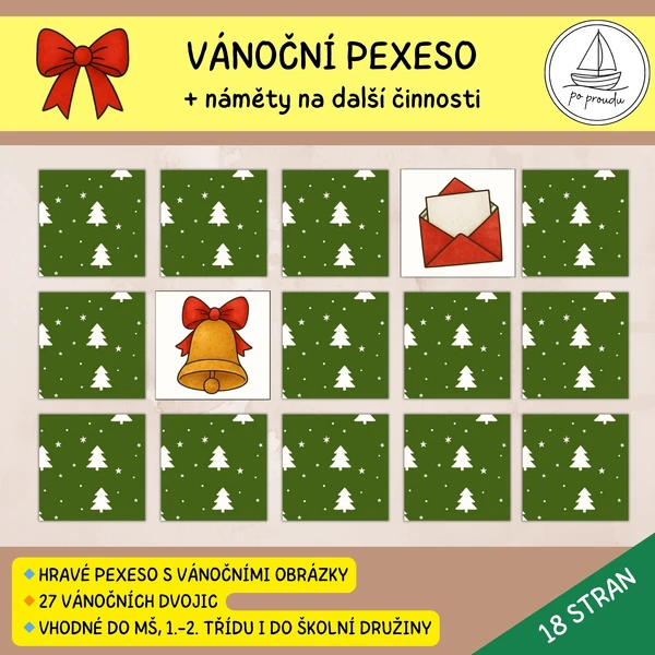 Vánoční pexeso