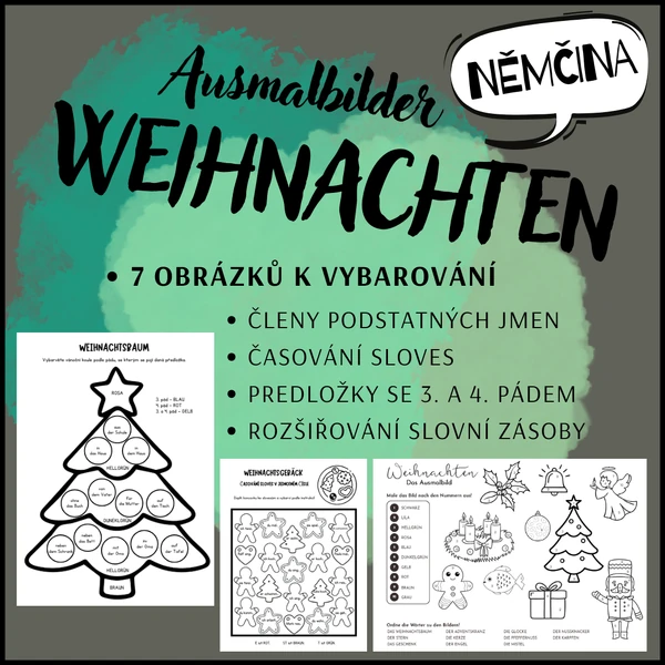 Omalovánky - Weihnachten