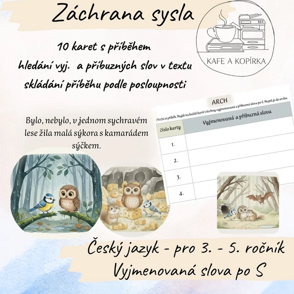 Vyjmenovaná slova po S - Záchrana sysla 