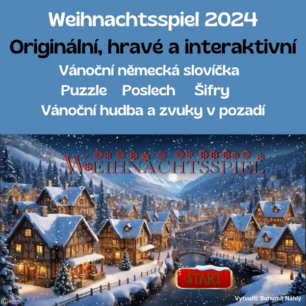 Weihnachtsspiel - interaktivní online vánoční hra
