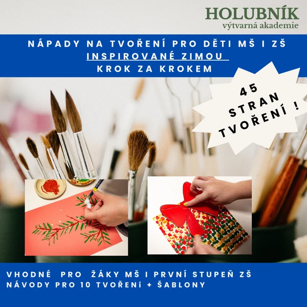 Nápady na tvoření pro děti MŠ a ZŠ - inspirované zimou