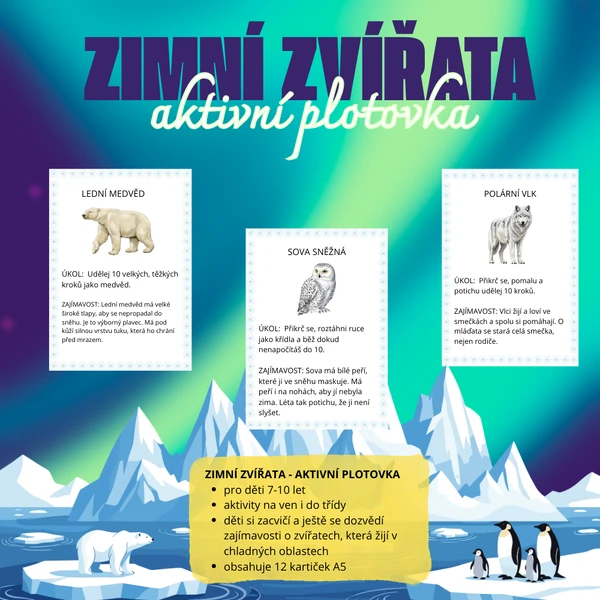 ZIMNÍ ZVÍŘATA - AKTIVNÍ PLOTOVKA