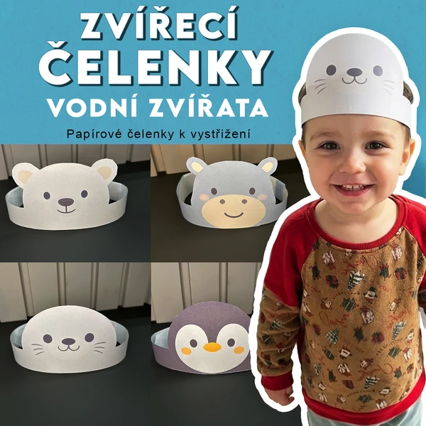 Zvířecí čelenky - Vodní zvířata