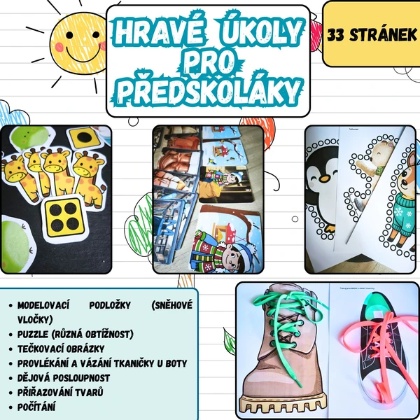 Hravé úkoly pro předškoláky