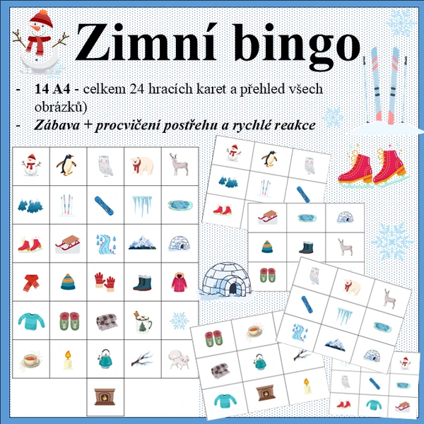 Zimní bingo