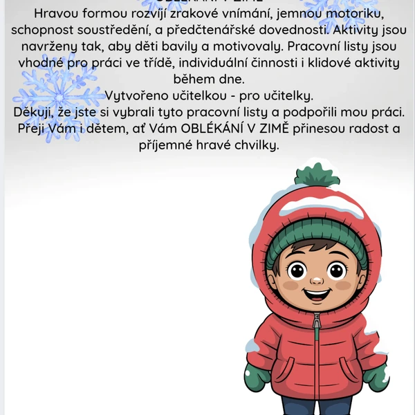 Oblékání v zimě