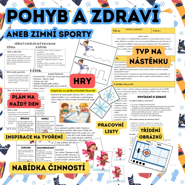 POHYB A ZDRAVÍ (zimní sporty) 