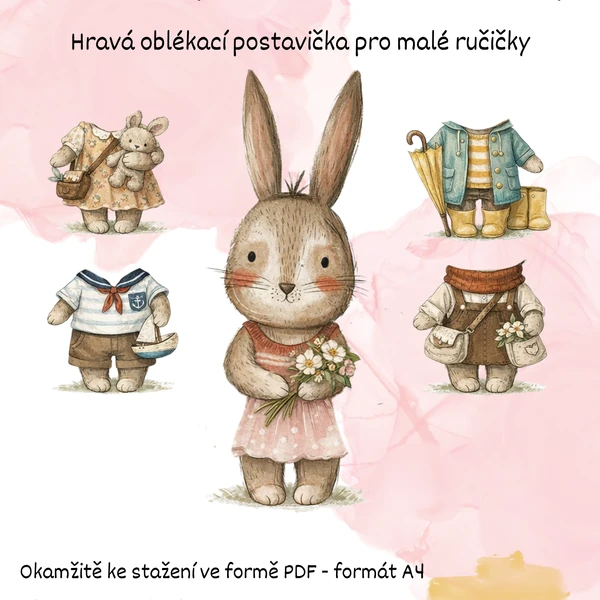 Oblékací zajíček 