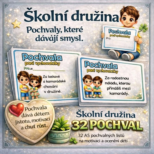POCHVALY od paní vychovatelky