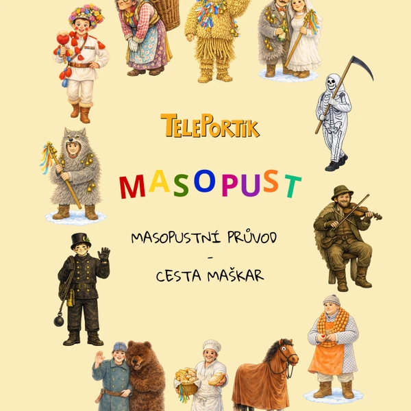 Masopustní průvod - cesta maškar