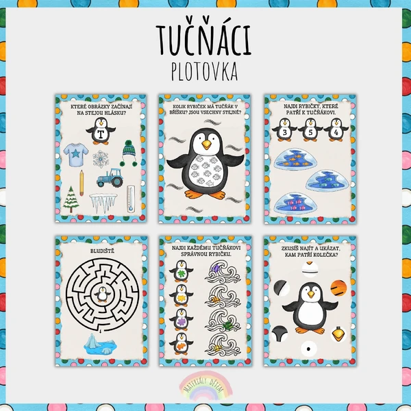 🐧Tučňáci, plotovka🐧
