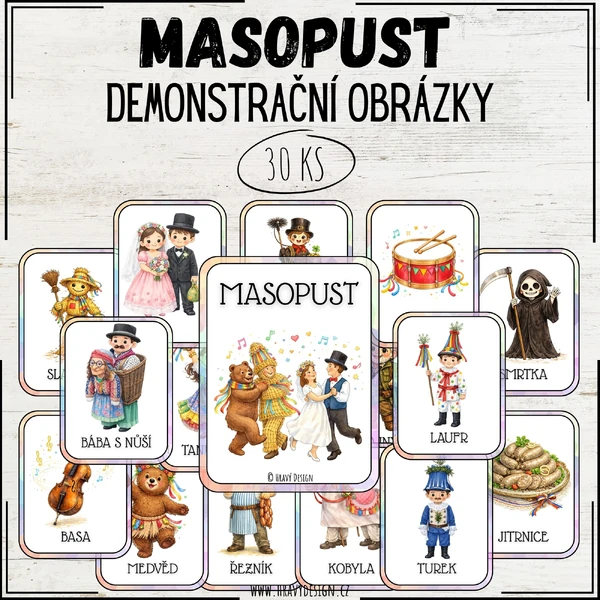 Masopust - demonstrační obrázky