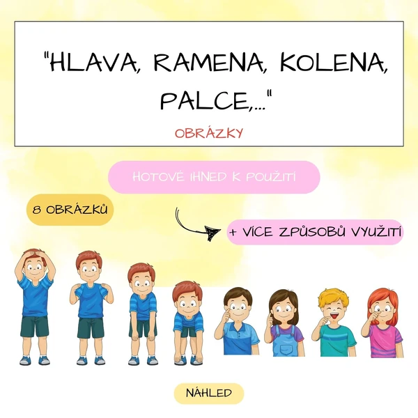 Hlava, ramena, kolena, palce,...