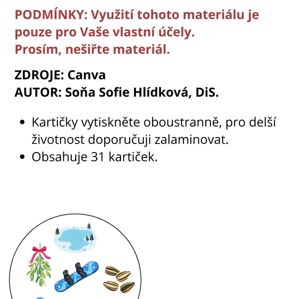 Zimní postřehovka
