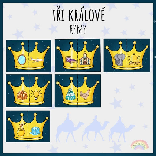 👑Tři králové, rýmy👑