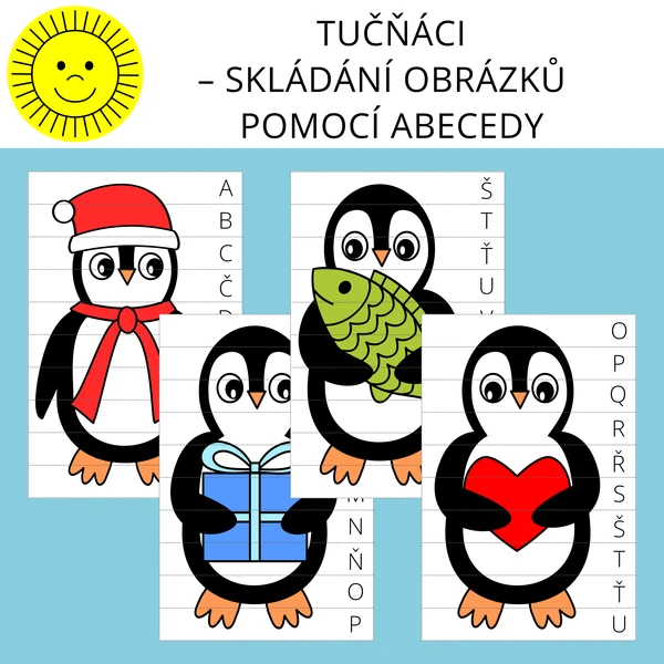TUČŇÁCI – SKLÁDÁNÍ OBRÁZKŮ POMOCÍ ABECEDY