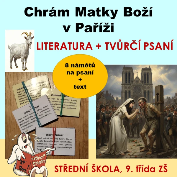 Chrám Matky Boží v Paříži - text + tvůrčí psaní