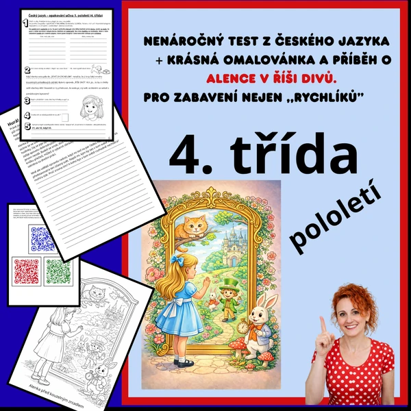 Pololetní hodnocení- netradiční testík z českého jazyka
