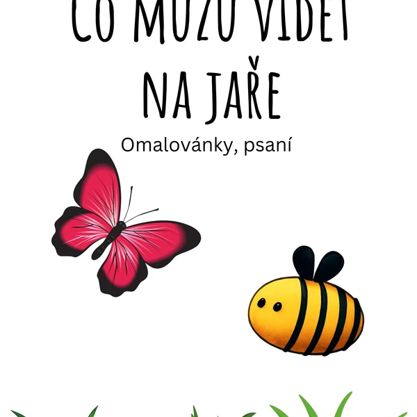 Jarní pracovní sešit pro děti