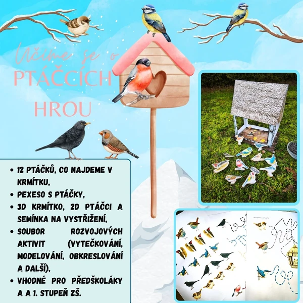 Učíme se o ptáčcích hrou