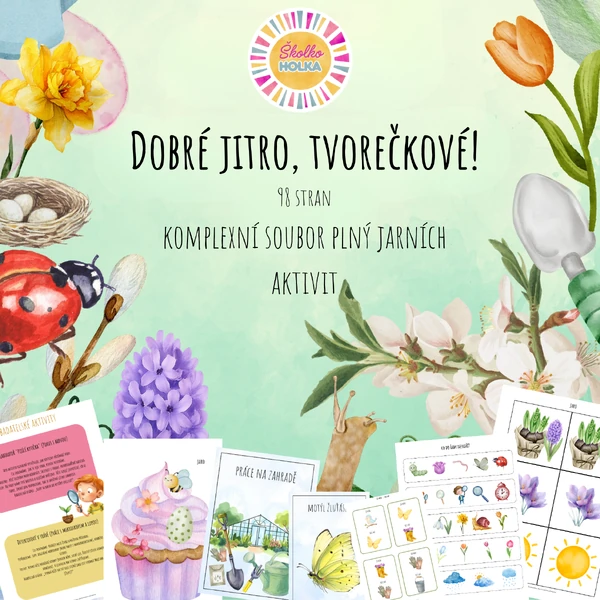 Dobré jitro, tvorečkové! (JARO) - Komplexní soubor plný jarních aktivit