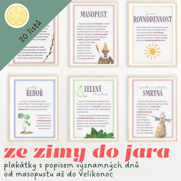 ZE ZIMY DO JARA 2026 - výukové karty