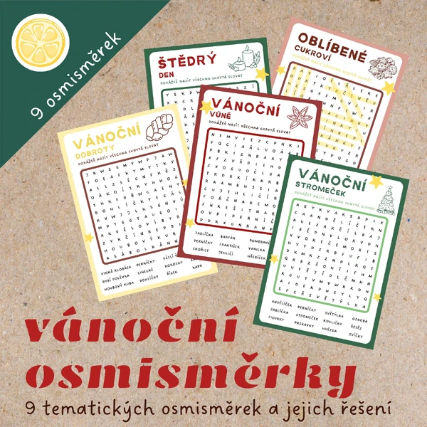 Vánoční osmisměrky