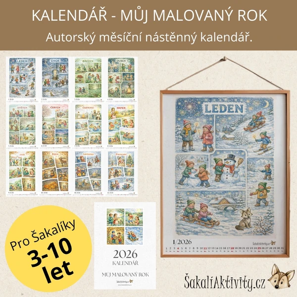  KALENDÁŘ - Můj malovaný rok 2026 