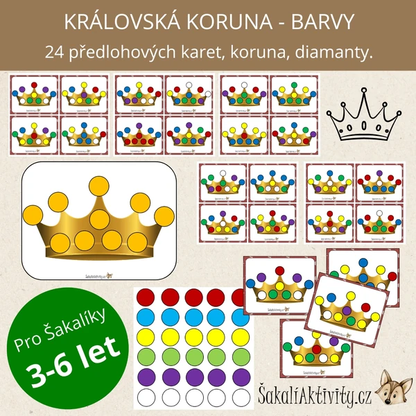 KRÁLOVSKÁ KORUNA - barvy
