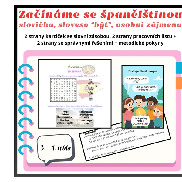 Začínáme se španělštinou 2 - slovíčka, sloveso "být", osobní zájmena