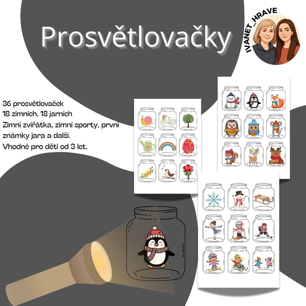 Prosvětlovačky - zima, jaro