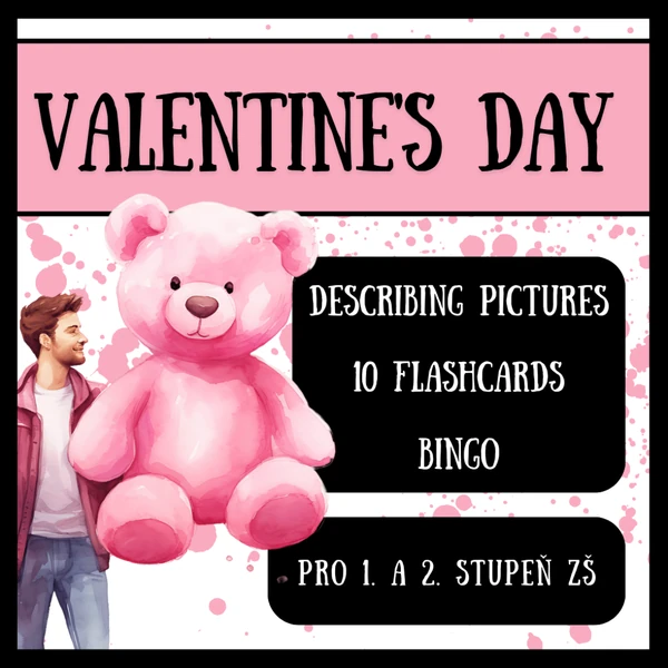 Valentine's Day - Valentýn (aktivity do hodin)